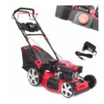 Benzin Rasenmäher 51cm E-Start Mäher Rad-Antrieb Akku Elektrostart
