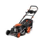 Der FUXTEC Benzin Rasenmäher 53cm und 42Kg Gewicht und einem Hubraum