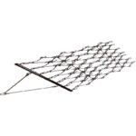 Wiesenegge 137 cm Wiesen-Egge Vertikutierer Rasenegge für – Bild 3
