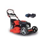 Selbstfahrender Benzin-Rasenmaher Elektrostart 225cc 53cm Scheppach
