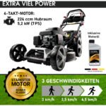BRAST Benzin Rasenmäher mit Antrieb 5,2kW – Bild 3