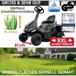 BRAST Benzin Rasentraktor Aufsitzmäher 5,15kW – Bild 4