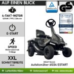 BRAST Benzin Rasentraktor Aufsitzmäher 5,15kW – Bild 5