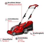 EINHELL PROFESSIONAL Akku-Rasenmäher RASARRO 36/40, 2x4,0 Ah Akkus + – Bild 2