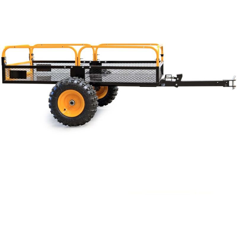 134868416_1-1.jpg Wiltec Kippanhänger bis 450 kg für Rasentraktor – Bild 1