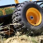 Wiltec Kippanhänger bis 450 kg für Rasentraktor – Bild 5