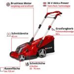 Einhell Akku-Rasenmäher RASARRO 36/42 Kit Power X-Change – Bild 3