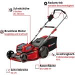 Einhell Akku-Rasenmäher GP-CM 36/52 S Li BL Kit Power X-Change – Bild 3