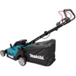 Rasenmäher 43 cm MAK 2x18V Li-Ion MAKITA 2 Batt. BL1850B + Ladegerät – Bild 3