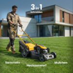 STIGA Combi 53 S - Selbstfahrender Rasenmäher, Kombimotor, 166 cm³ – Bild 5