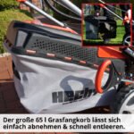 Benzin Rasenmäher mit Antrieb 51cm Schnittbreite 5,5 PS Elektrostart – Bild 4