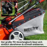 Benzin Rasenmäher Antrieb 5in1 6PS 53 cm Schnittbreite Elektrostart – Bild 4