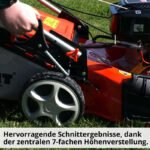 Benzin Rasenmäher Antrieb 5in1 6PS 53 cm Schnittbreite Elektrostart – Bild 5