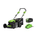 GREENWORKS-Schleppmäher 40V - 46cm Schnitt - 1 Batterie 4,0Ah