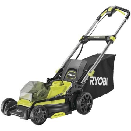 Ryobi 18V Bürstenlose Rasenmäher grün und grau 40 cm