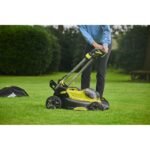 Ryobi 18V Bürstenlose Rasenmäher grün und grau 40 cm – Bild 3