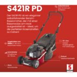 Mountfield Rasenmäher S421R PD, 41 cm – Selbstfahrend, Fangkorb 55 l – Bild 5
