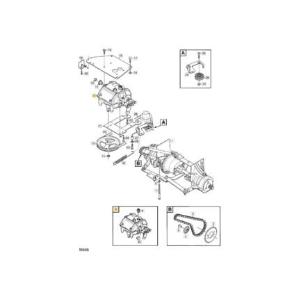 Getriebe ORIGINAL STIGA Rasenmäher 1125M 1134-6717-01