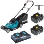 Rasenmäher mit 2 Batterien MAKITA DLM432PT2 - 18V - 5 Ah - 43 cm – Bild 2