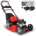 Selbstfahrender Benzin-Rasenmaher Elektrostart 173cc 51cm Scheppach