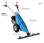 Bertolini MM 110 K 700H Balkenmäher mit Mähbalken 92cm – Bild 2