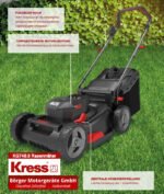 Kress KG748 Rasenmäher mit 2x Akku KAB04 + Ladegerät KAC04 – Bild 3
