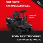 Güde Benzin-Aufsitzmäher GAR 610-224 Automatik, Rasentraktor, 6,1 PS – Bild 4