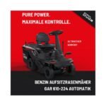 Güde Benzin-Aufsitzmäher GAR 610-224 Automatik, Rasentraktor, 6,1 PS – Bild 3