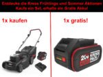 Kress KG745 Rasenmäher mit Akku inkl. Ladegerät